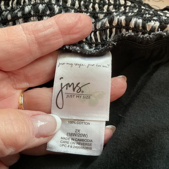 Just My Size Aztec Pattern Smocked Waist Vibrant Colors Lined Full Skirt 2X - Picture 5 of 8